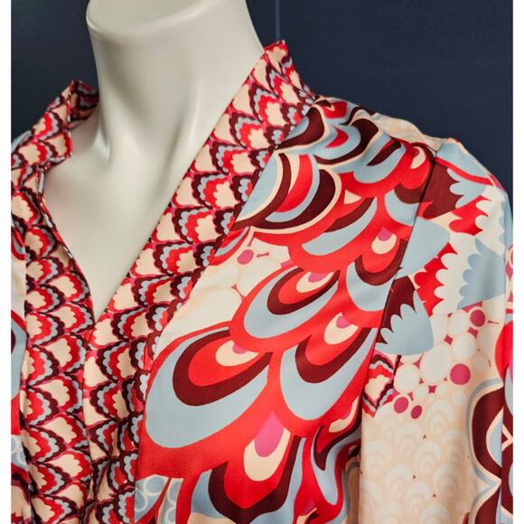 Shein Mod Print Babydoll Dress sz Small - Picture 3 of 5